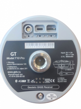GT T10Pro+контроллер P9IV + софт X-Survey + GLS22